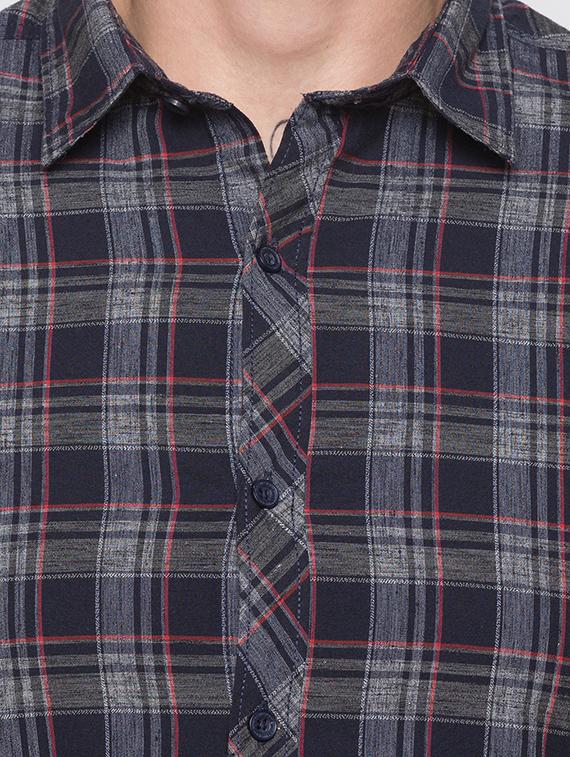 black checkered casual shirt - 16989908 - Zoom Image - 5