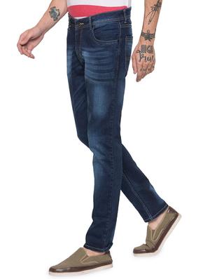 blue light washed denim jeans - 16989926 - Standard Image - 2