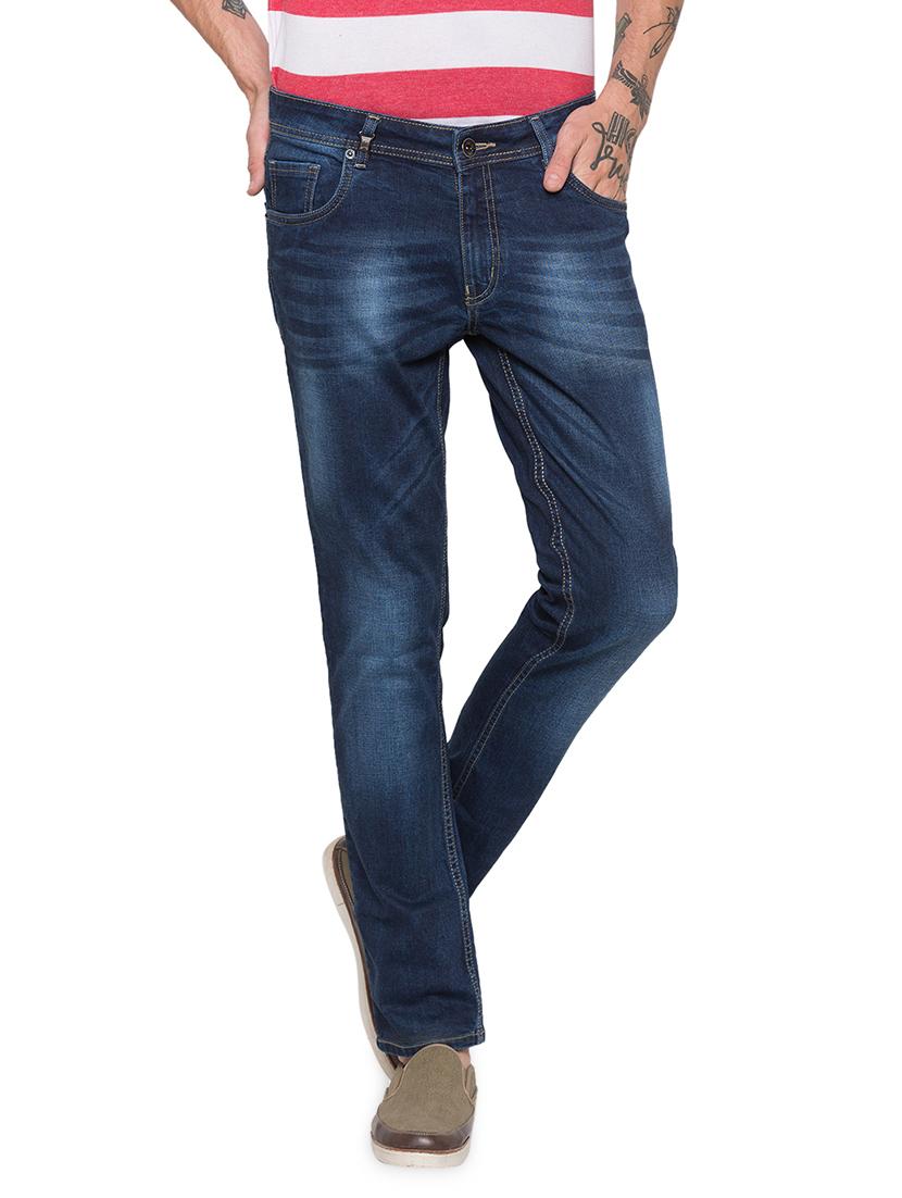 blue light washed denim jeans - 16989926 - Zoom Image - 1