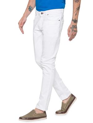 white plain denim jeans - 16989927 - Standard Image - 2