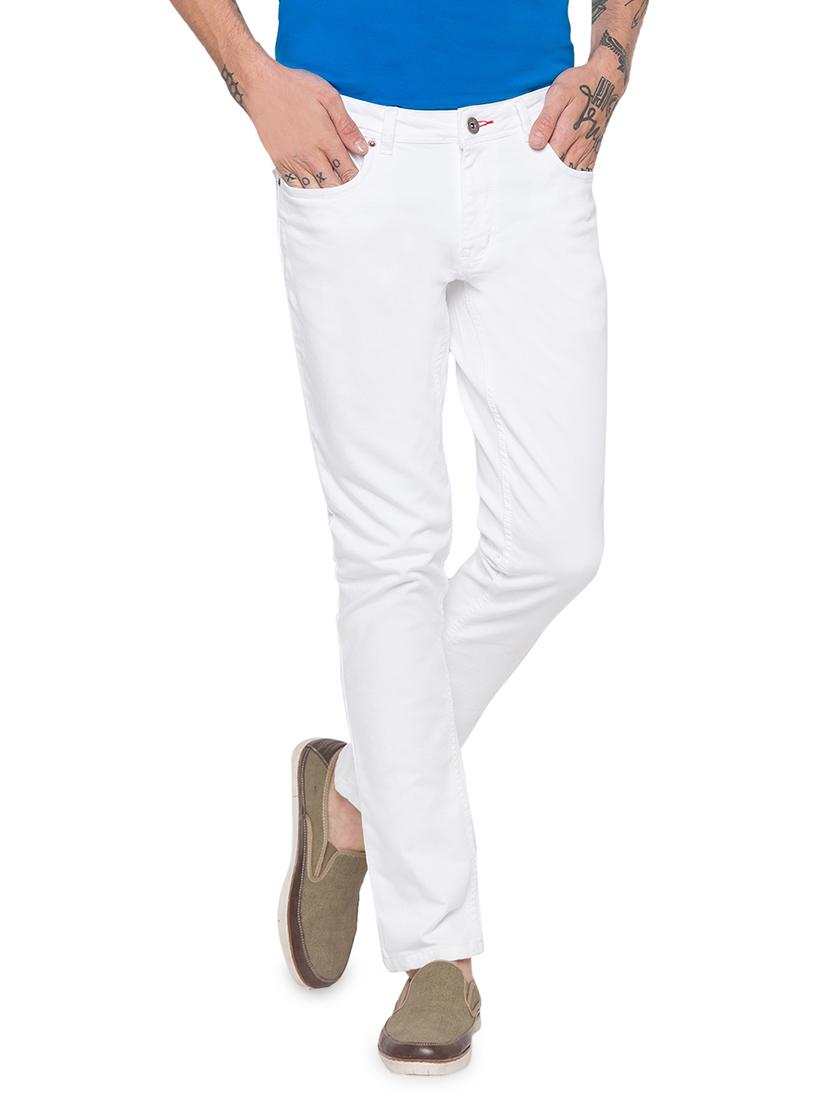 white plain denim jeans - 16989927 - Zoom Image - 1