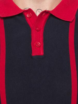 red striped polo t-shirt - 16990090 - Standard Image - 5