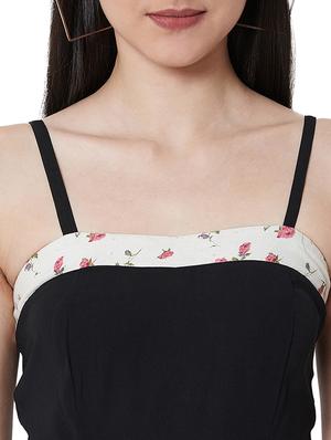 shoulder strap flared dress - 16990159 - Standard Image - 5