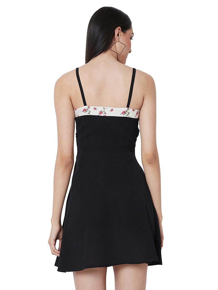 shoulder strap flared dress - 16990159 - Zoom Image - 3