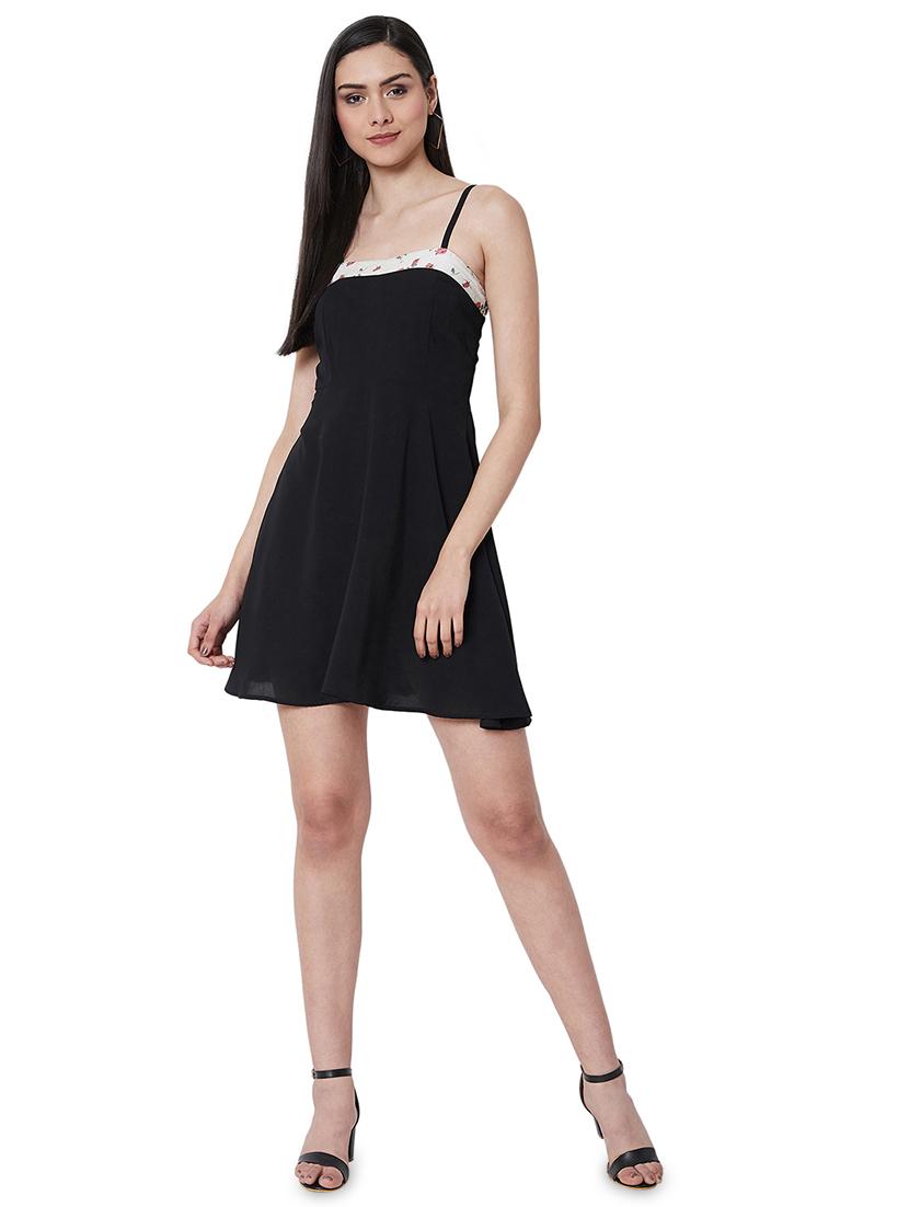 shoulder strap flared dress - 16990159 - Zoom Image - 4