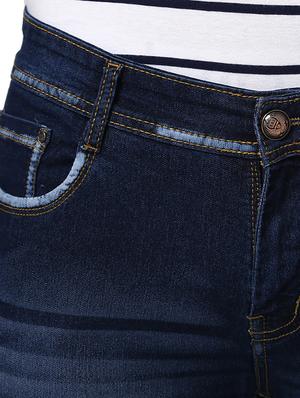 navy blue light washed denim jeans - 16990428 - Standard Image - 5