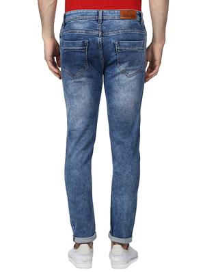 blue light washed denim jeans - 16990429 - Standard Image - 3
