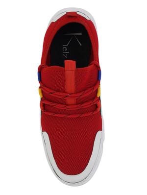 red lace up sneakers - 16990507 - Standard Image - 4