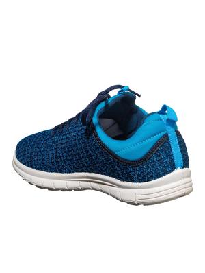 blue lace-up sports shoes - 16990852 - Standard Image - 3