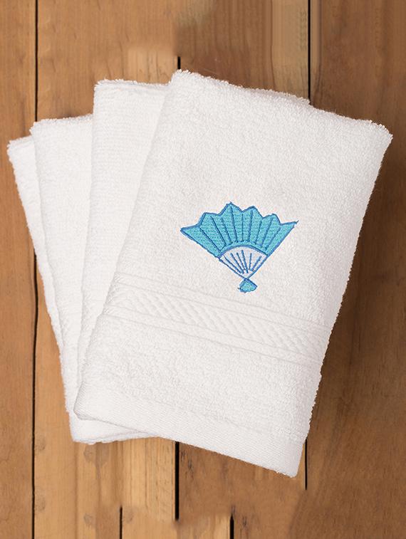 suzhou embroidered white face towels - 16990865 - Zoom Image - 1