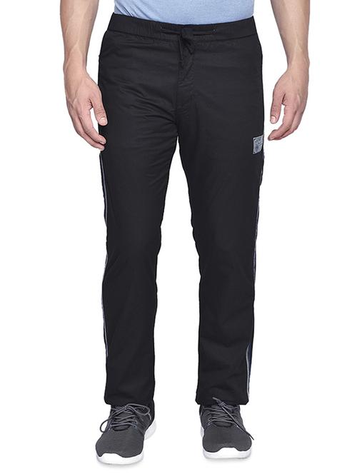 black side striped full length track pant - 16990897 - Standard Image - 1