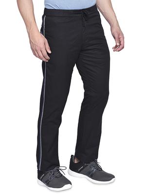 black side striped full length track pant - 16990897 - Standard Image - 2