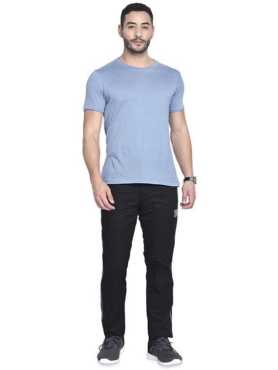 black side striped full length track pant - 16990897 - Zoom Image - 4