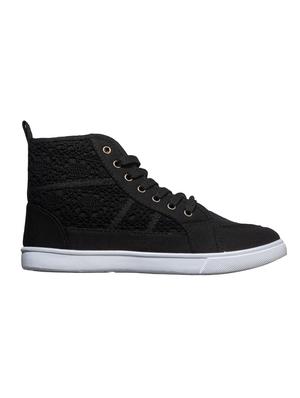black lace-up sneakers - 16990928 - Standard Image - 2