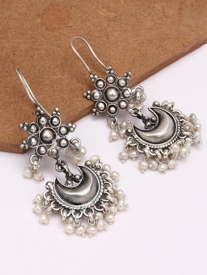 silver drop earring - 16991190 - Zoom Image - 1