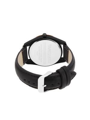 timesmith black dial black leather strap genuine premium branded day date analog watch for men tsc-020 - 16992272 - Standard Image - 3