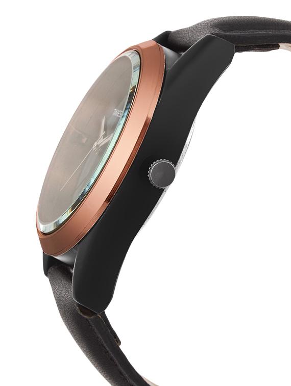 timesmith black dial black leather strap genuine premium branded day date analog watch for men tsc-020 - 16992272 - Zoom Image - 2