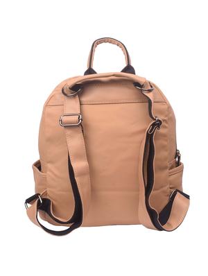 beige polyester regular backpack - 16992363 - Standard Image - 2