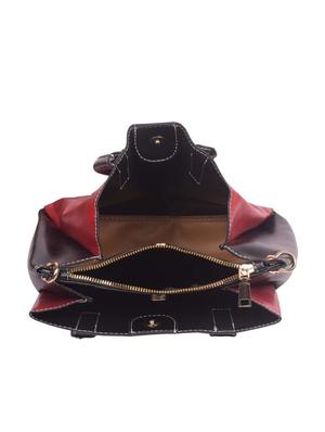 red leatherette (pu) regular satchel - 16992371 - Standard Image - 3