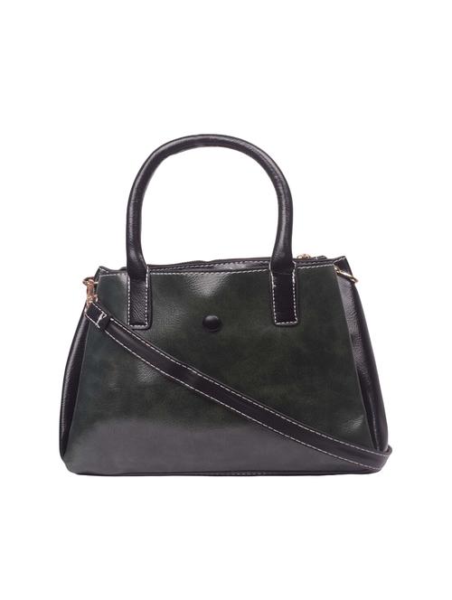green leatherette (pu) regular satchel - 16992372 - Very Small Image - 1