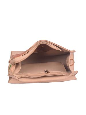 beige leatherette (pu) regular sling bag - 16992408 - Standard Image - 3