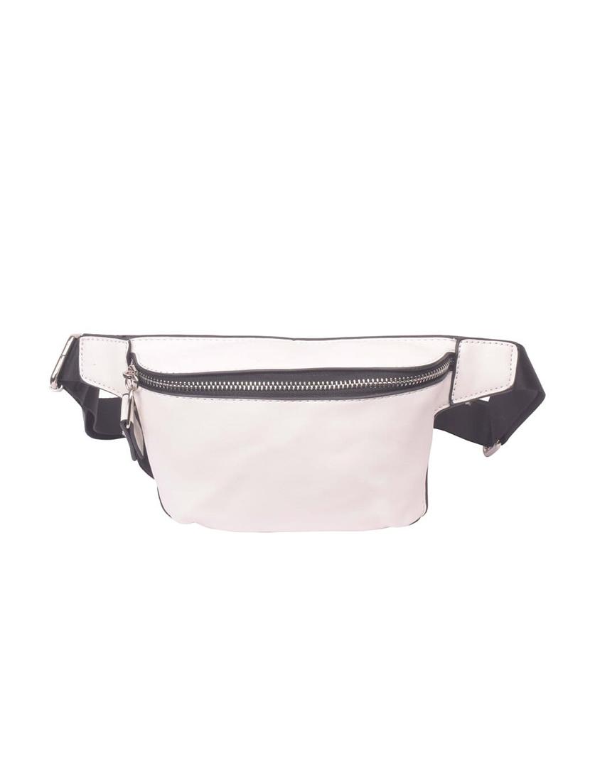 white leatherette (pu) regular sling bag - 16992409 - Zoom Image - 1