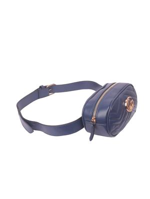 blue leatherette (pu) regular sling bag - 16992411 - Standard Image - 4