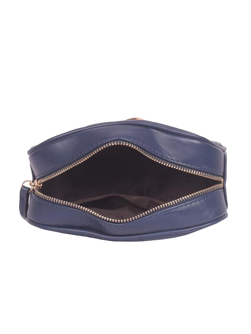 blue leatherette (pu) regular sling bag - 16992411 - Zoom Image - 3