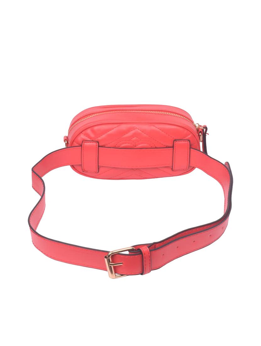red leatherette (pu) regular sling bag - 16992412 - Zoom Image - 2