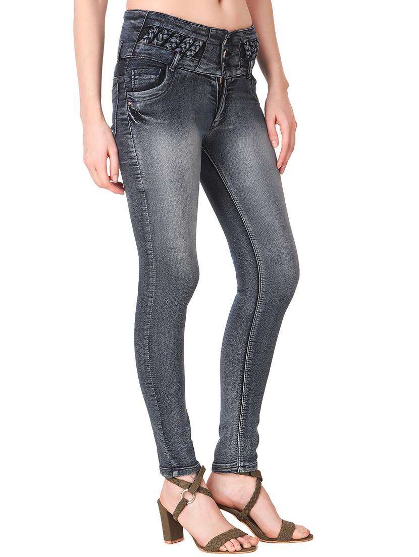 mid rise stone washed jeans - 16992446 - Zoom Image - 2