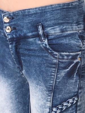mid rise acid wash jeans - 16992509 - Standard Image - 5