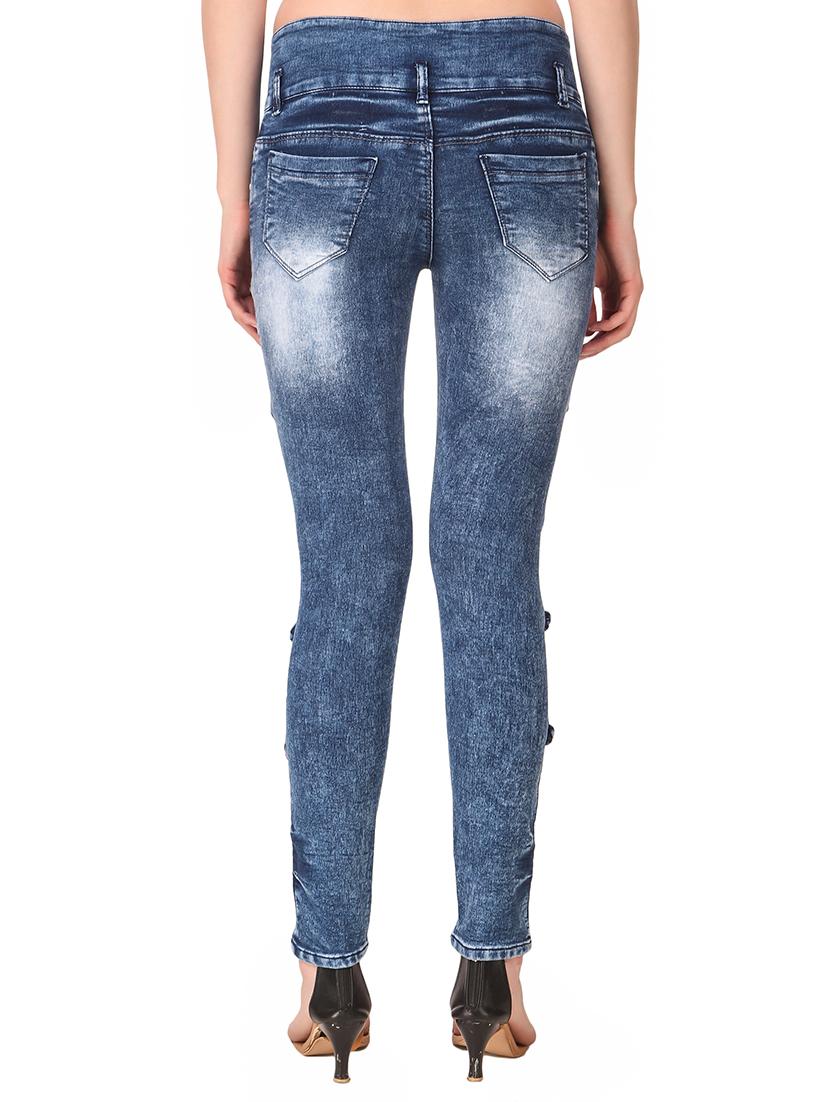 mid rise acid wash jeans - 16992509 - Zoom Image - 3