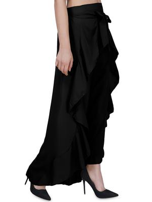 tie front ruffled palazzo - 16992513 - Standard Image - 2