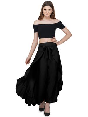 tie front ruffled palazzo - 16992513 - Standard Image - 4