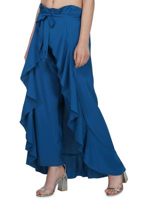 tie front ruffled palazzo - 16992514 - Standard Image - 2