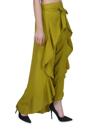 tie front ruffled palazzo - 16992515 - Standard Image - 2