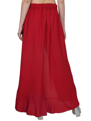 tie front ruffled palazzo - 16992516 - Standard Image - 3