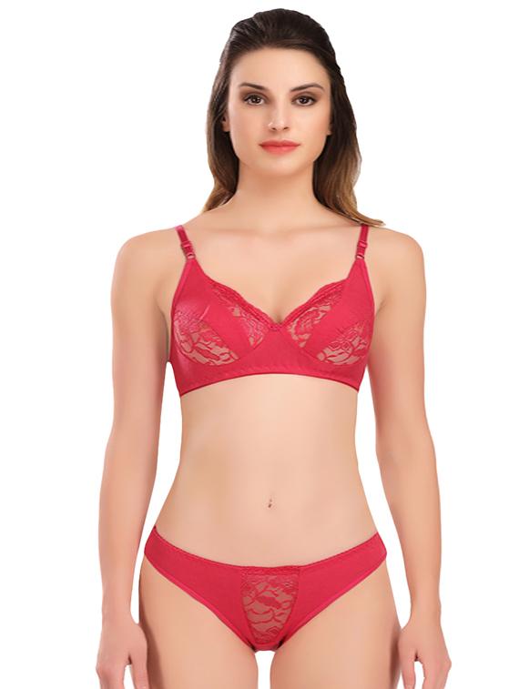 set of 2 lace detail bra & panty set - 16992539 - Zoom Image - 2