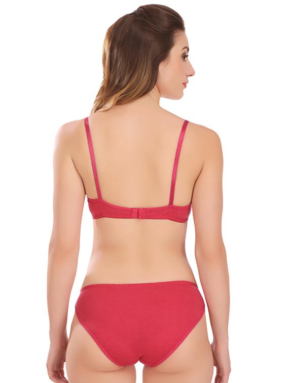 set of 2 lace detail bra & panty set - 16992539 - Zoom Image - 3