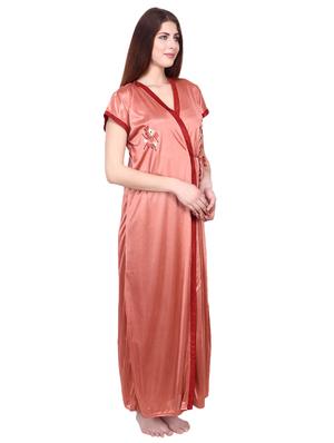 contrast bind sleepwear robe - 16992986 - Standard Image - 2