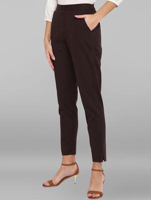 mid rise flat front trouser - 16993121 - Standard Image - 2