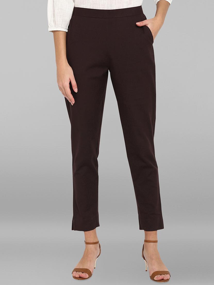 mid rise flat front trouser - 16993121 - Zoom Image - 1