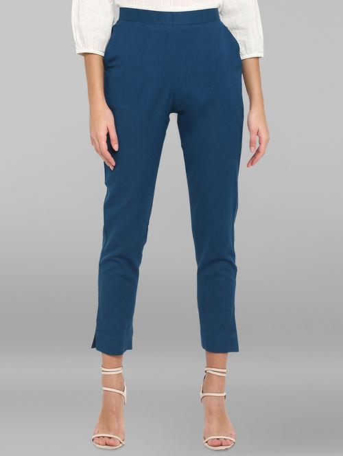 mid rise flat front trouser - 16993123 - Standard Image - 1