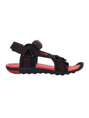 red synthetic & mesh slip on sandals - 16993181 - Standard Image - 2