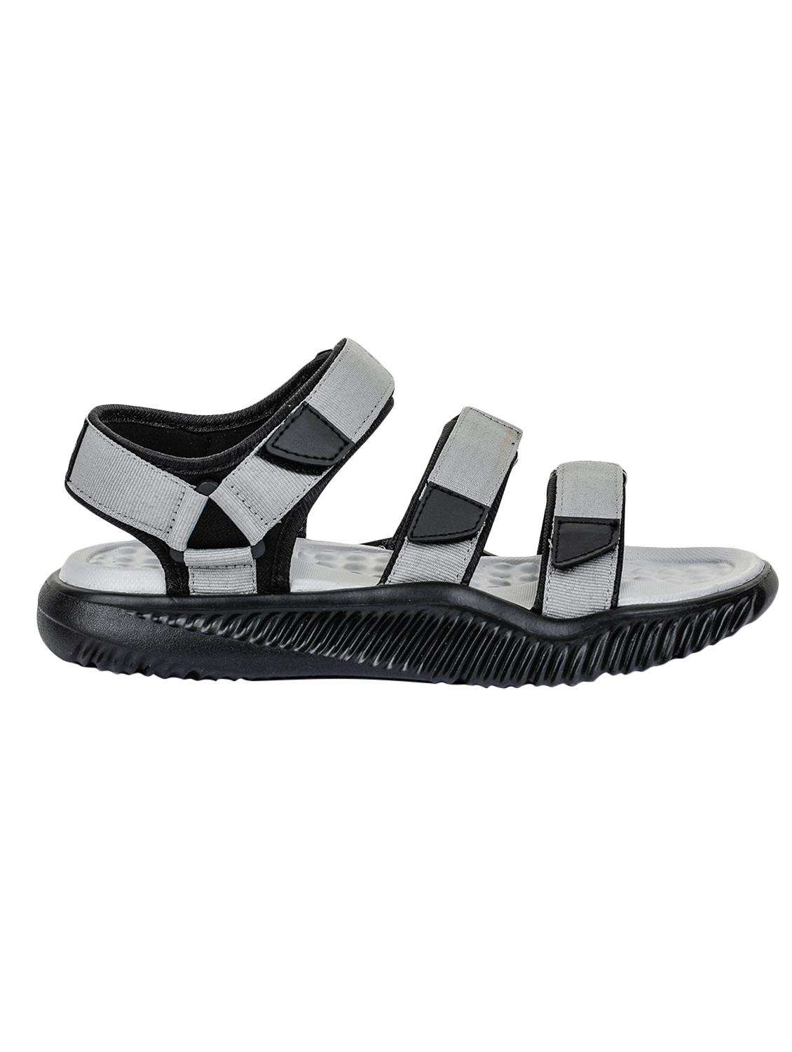 grey synthetic & mesh slip on sandals - 16993189 - Zoom Image - 2