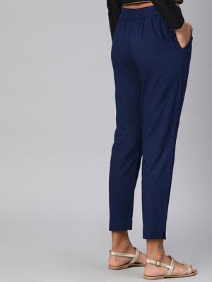 mid rise flat front trouser - 16993606 - Standard Image - 3