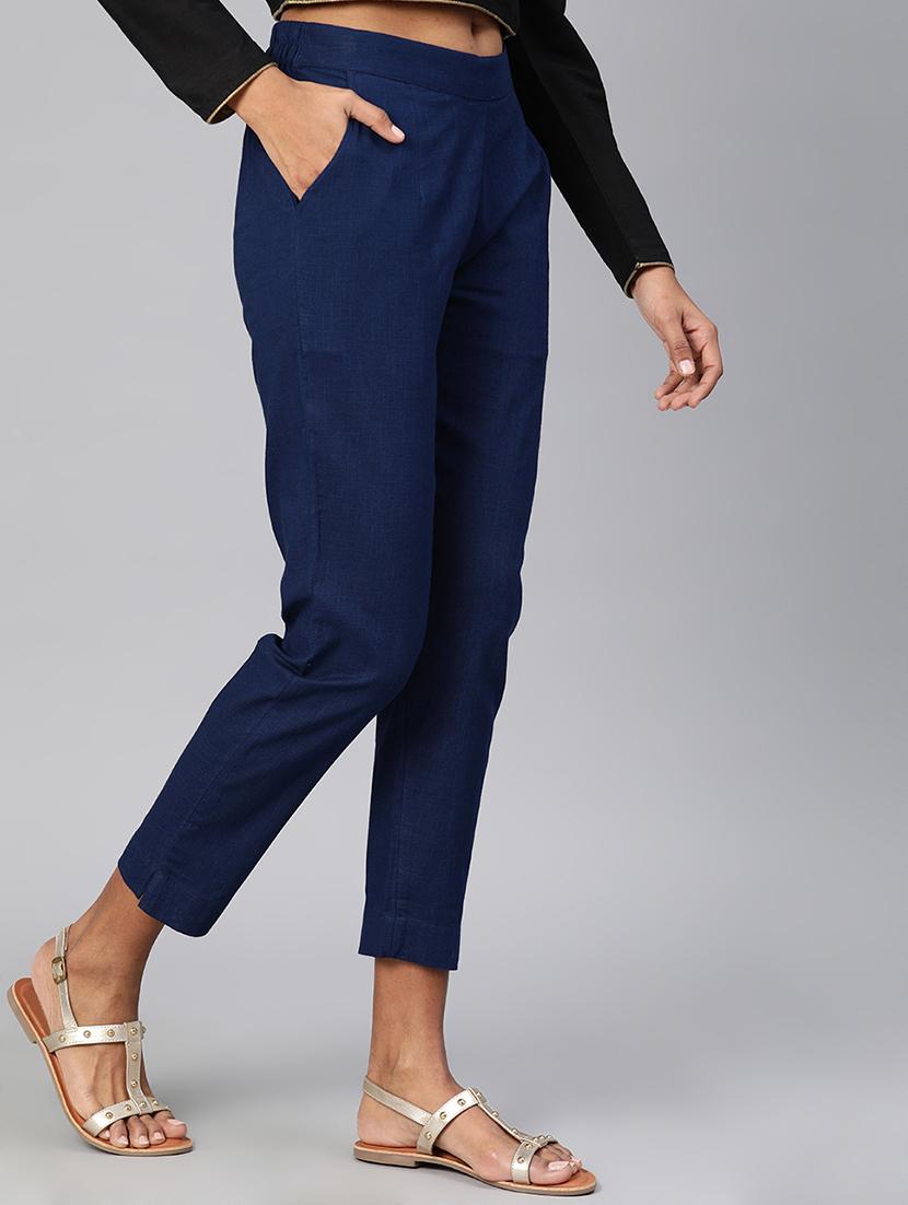 mid rise flat front trouser - 16993606 - Zoom Image - 2