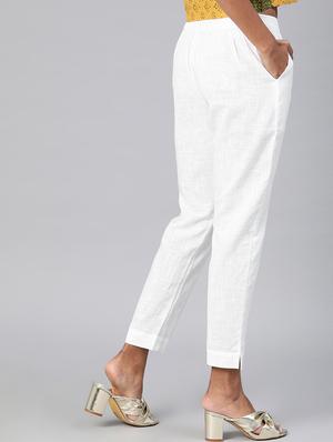 mid rise flat front trouser - 16993610 - Standard Image - 3