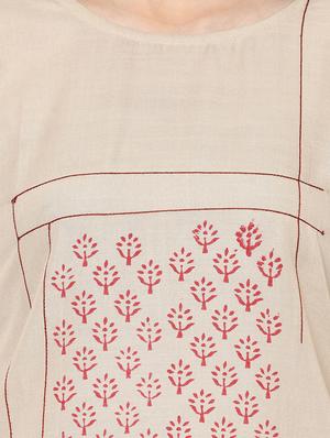 printed straight kurta - 16994209 - Standard Image - 4