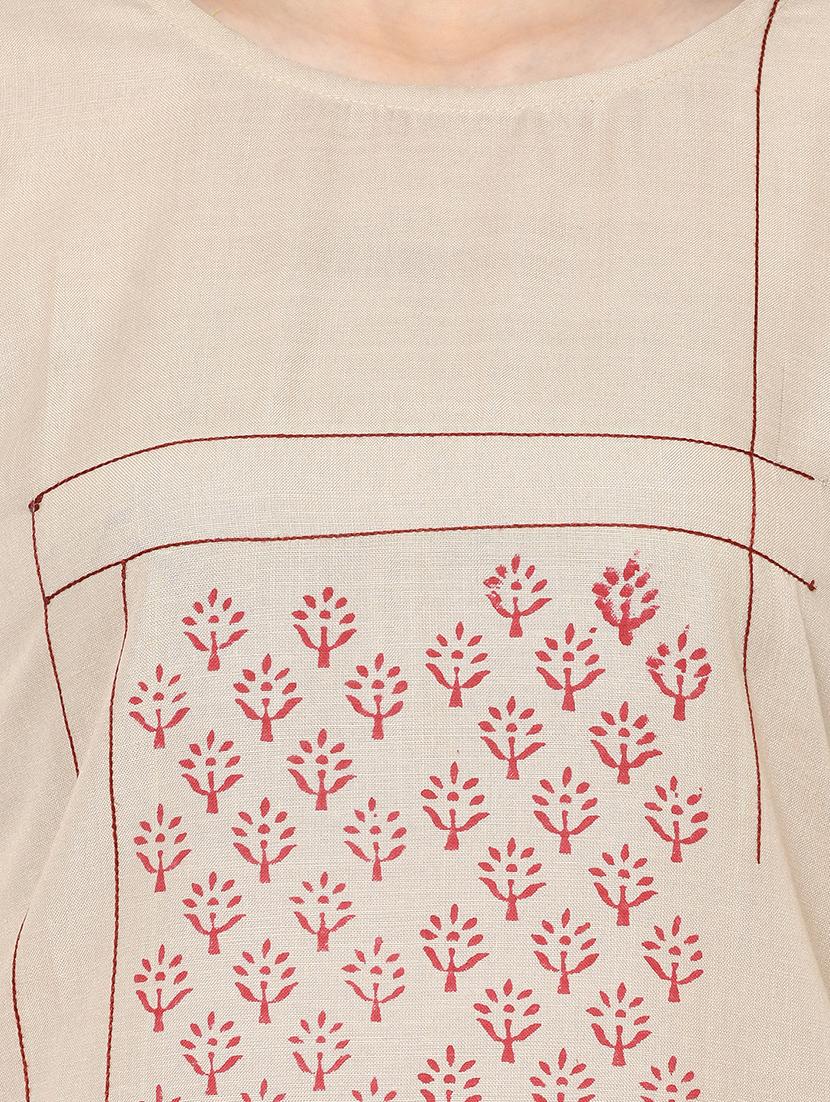 printed straight kurta - 16994209 - Zoom Image - 4